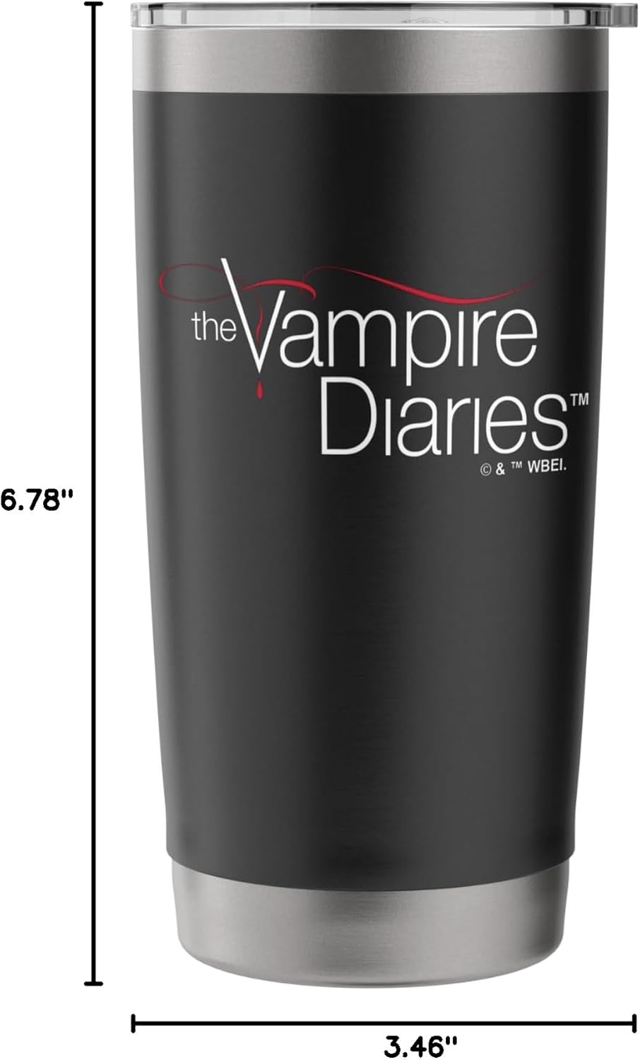 The Vampire Diaries Logo Stainless Steel Insulated Tumbler - Image 8