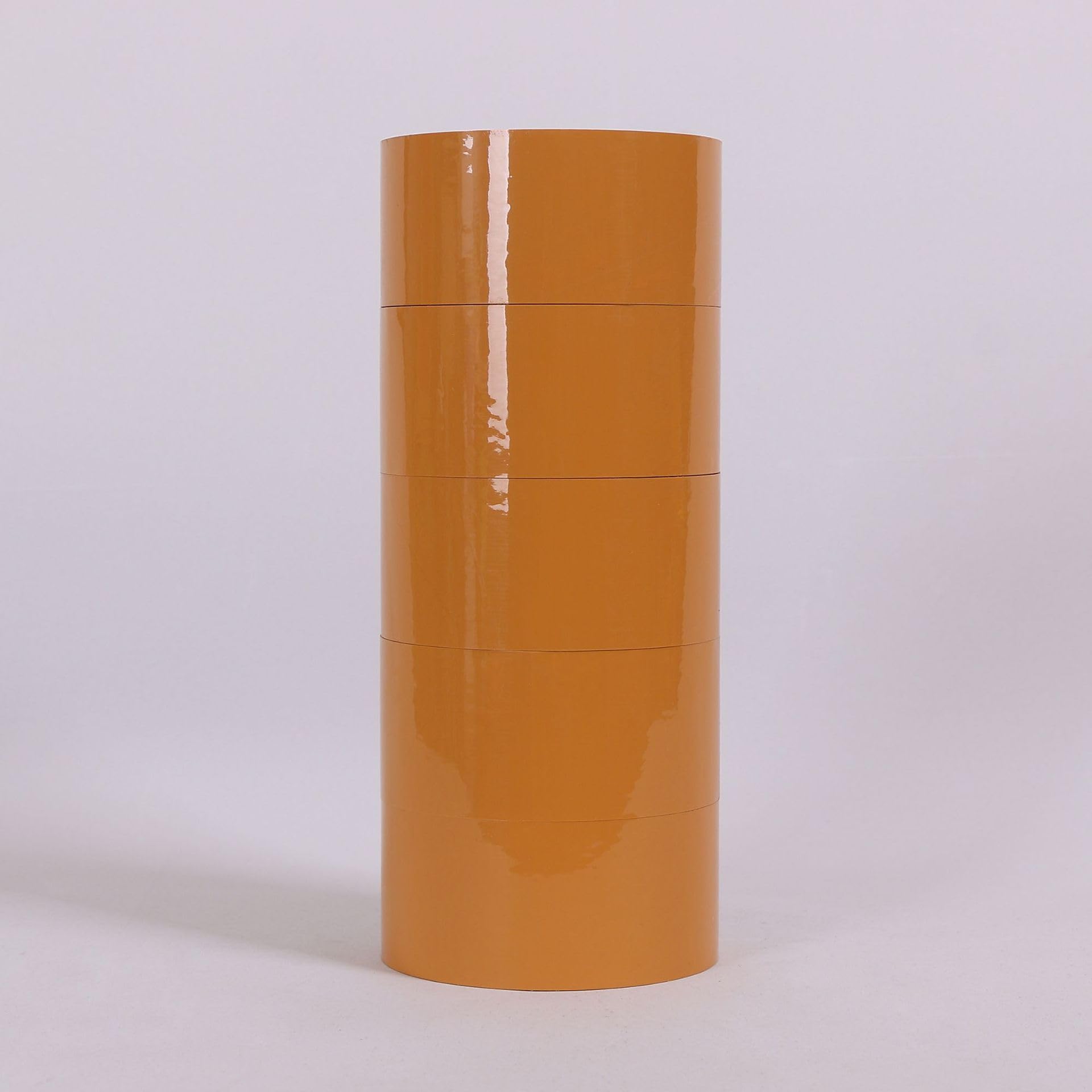 Amazon.co.jp: 梱包用OPPテープ 黄色 幅55mm×長さ153m 粘着テープ