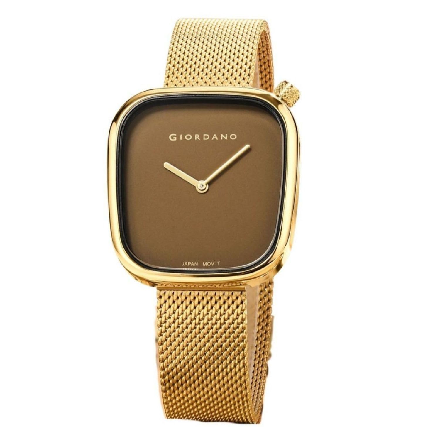 giordano Analog Wrist Watch for Women with Stylish Metal Strap, Square dial and 3 Hand Mechanism-picture-15