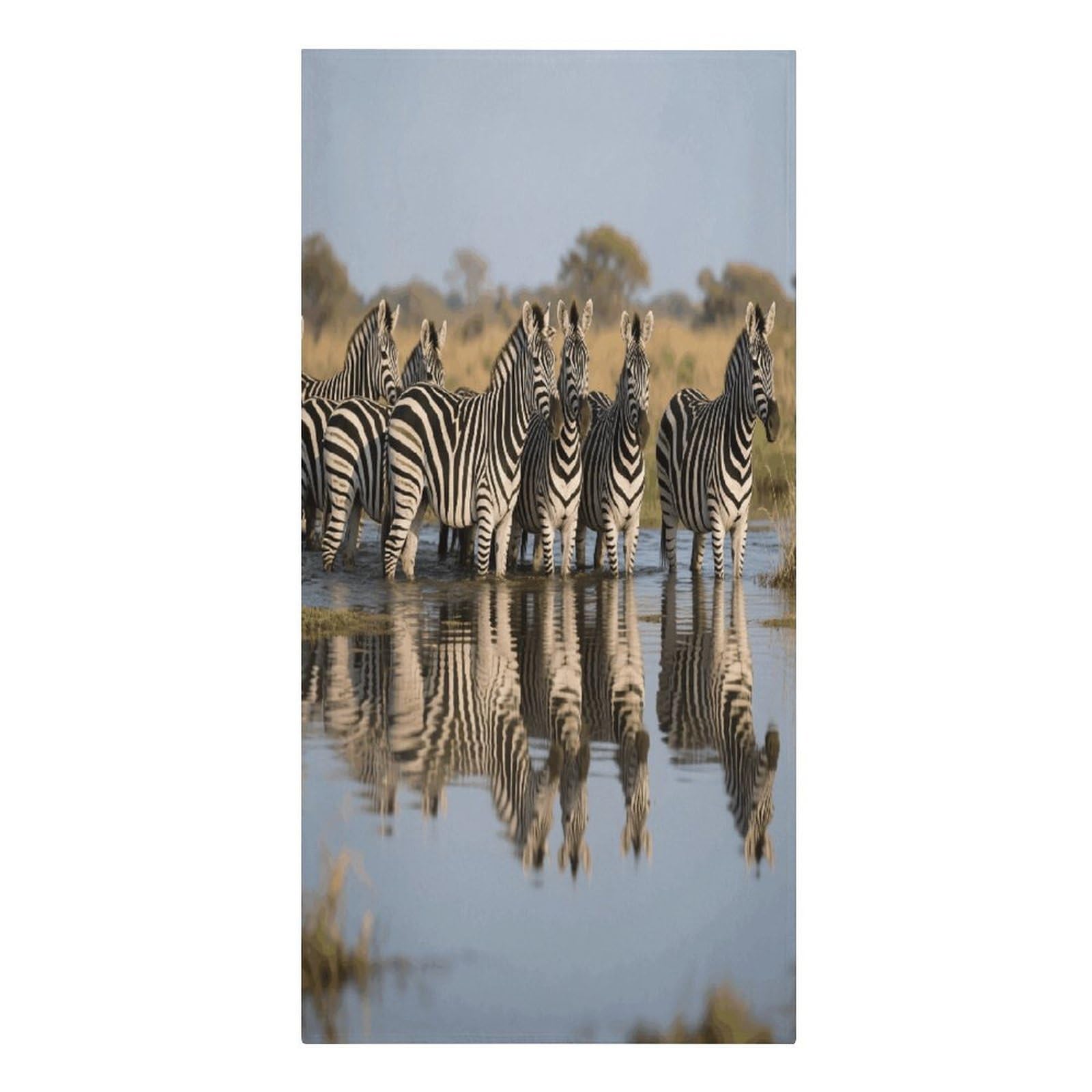 VstaDank Zebra Beach Towel Vacation Essentials Sand Free Soft Quick Dry Swim Towels 61"x30" Modern Extra Large Towels Lightweight Microfiber Beach Towel for Swimming Pool