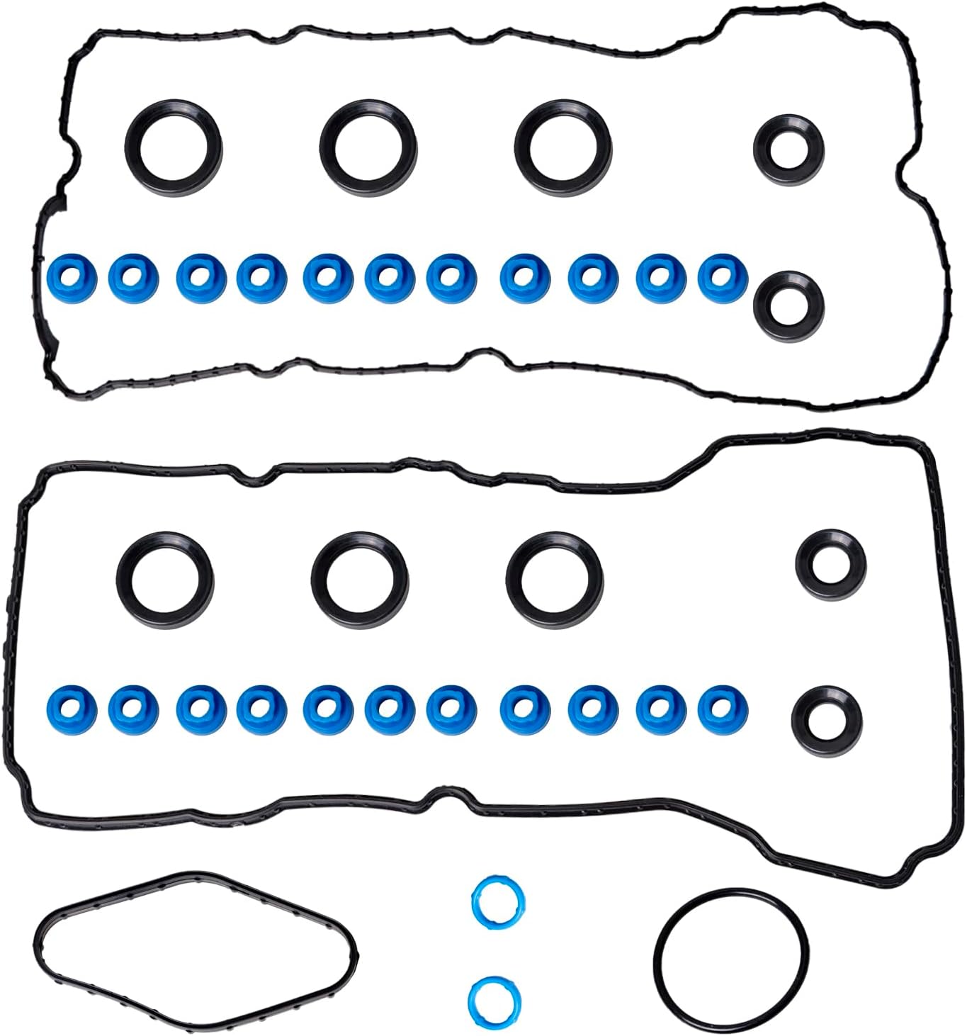 VS50879R Valve Cover Gasket Set for 2012-2020 Ford Expedition Ford f-150 Transit 150 250 350 Lincoln Navigator Replace VS50879R GS33868 BR3Z6C535A
