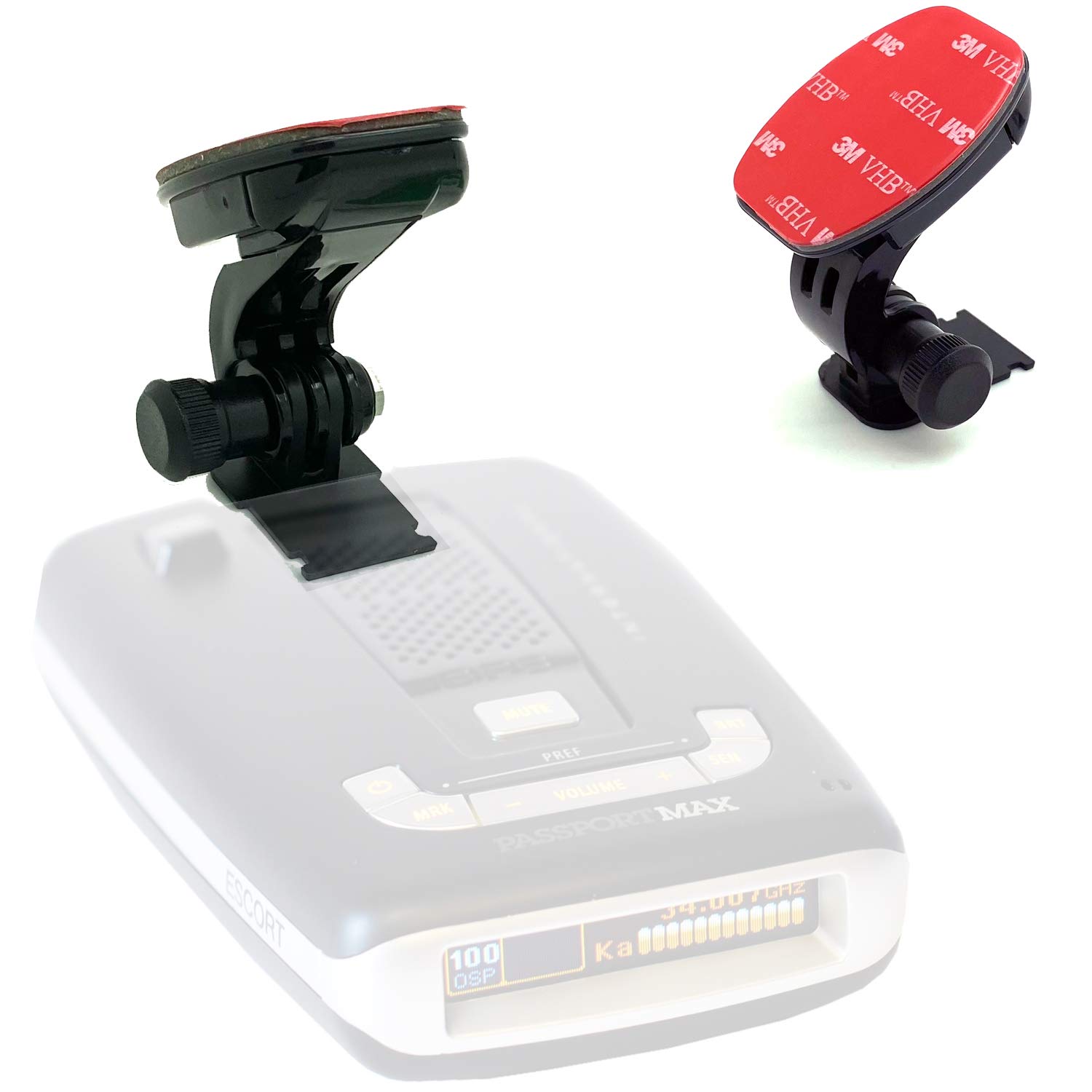 LycoGearRadar Detector Easy Connect Adhesive Mount for Escort Max/Max 2 Radar Detectors (NOT Compatible with MAX360C & MAX3)