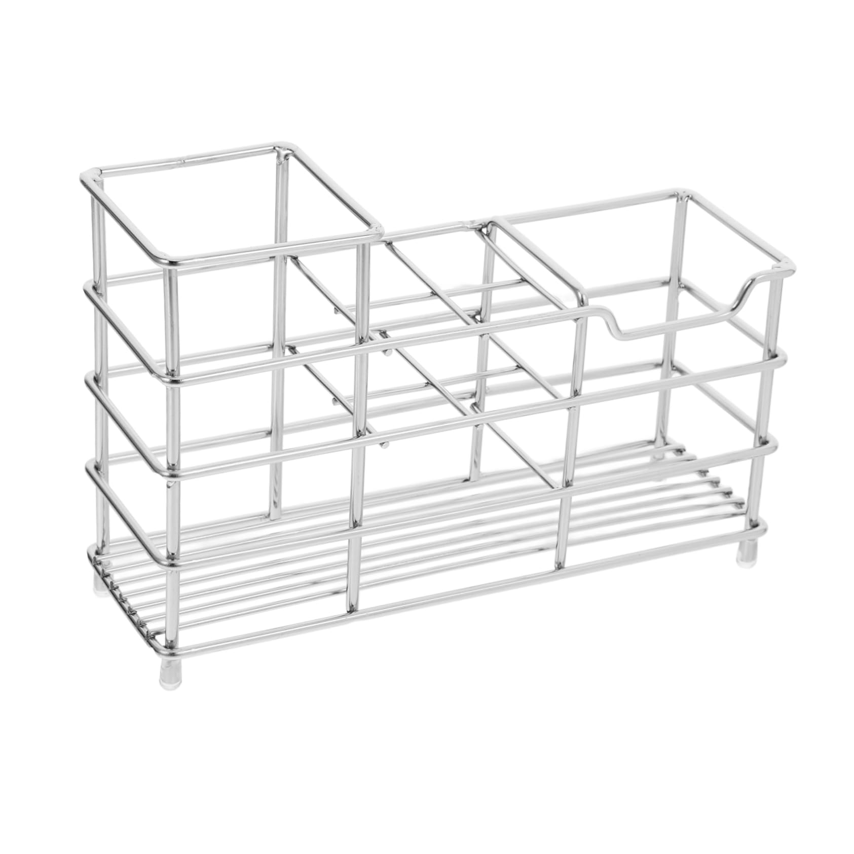 Cabilock Escurridor De Cepillos De Esterilizado 3 Unidades Soporte para Cepillos De Accesorios De Baño Estante De Acero Al Carbono.