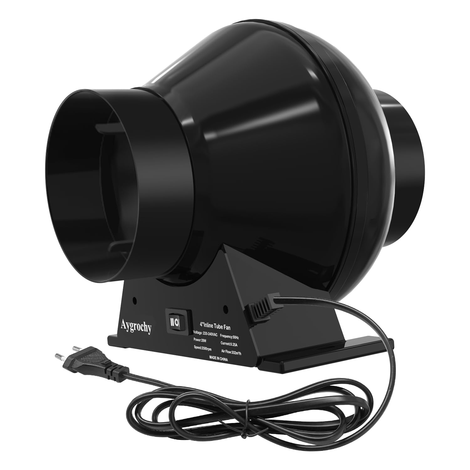 Aygrochy 100mm Rohrventilator