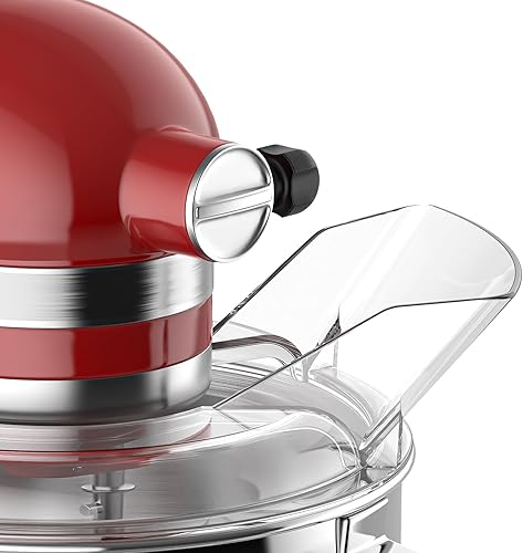 Miniatura 6 de InnoMoon Escudo de vertido para tazón mezclador KitchenAid de 4.5 a 5 cuartos de galón (acero inoxidable, vidrio y cerámica), escudo de seguridad