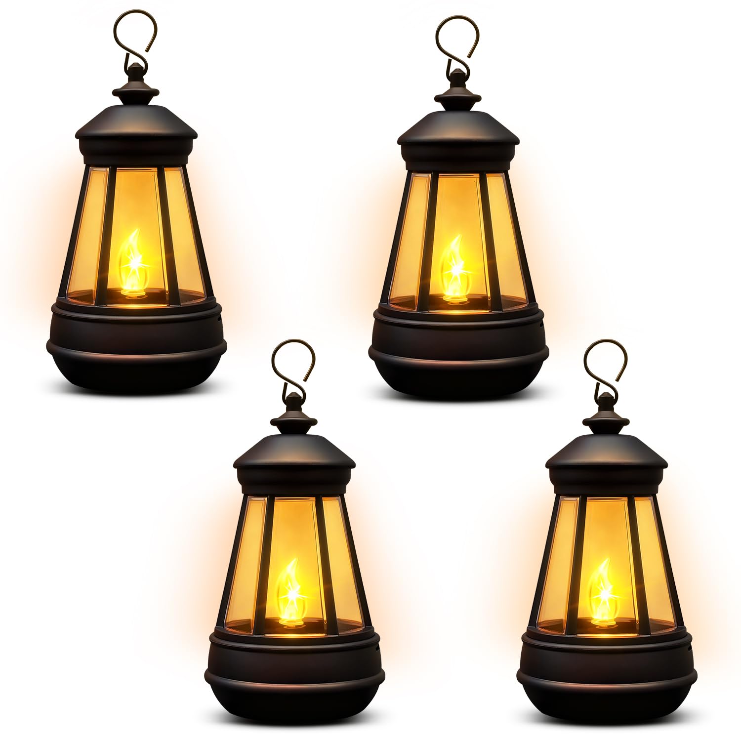 Photo 1 of Babineto 4 Pack Mini Solar Lantern Lights