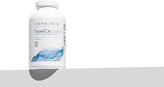 Theralogix TheraCal D2000 - Bone Health Support Supplement with Calcium, Magnesium, Vitamin D3, Vitamin K2 & Boron* - 90-Day Supply - NSF Certified - 360 Tablets
