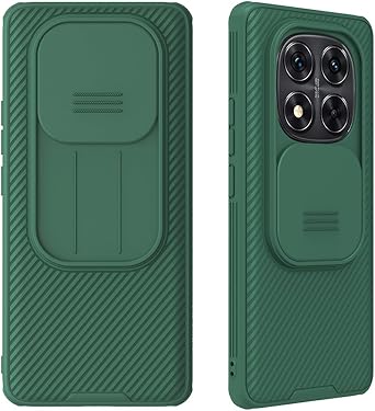 Xiaomi redmi Note 14 Pro Plus 5G Case, Slim Case Protective Cover with Camera Protector Hard PC TPU Thin Scratch Resistant Smartphone Case for Redmi Note 14 pro+ Plus 5G Note14Pro Plus Green