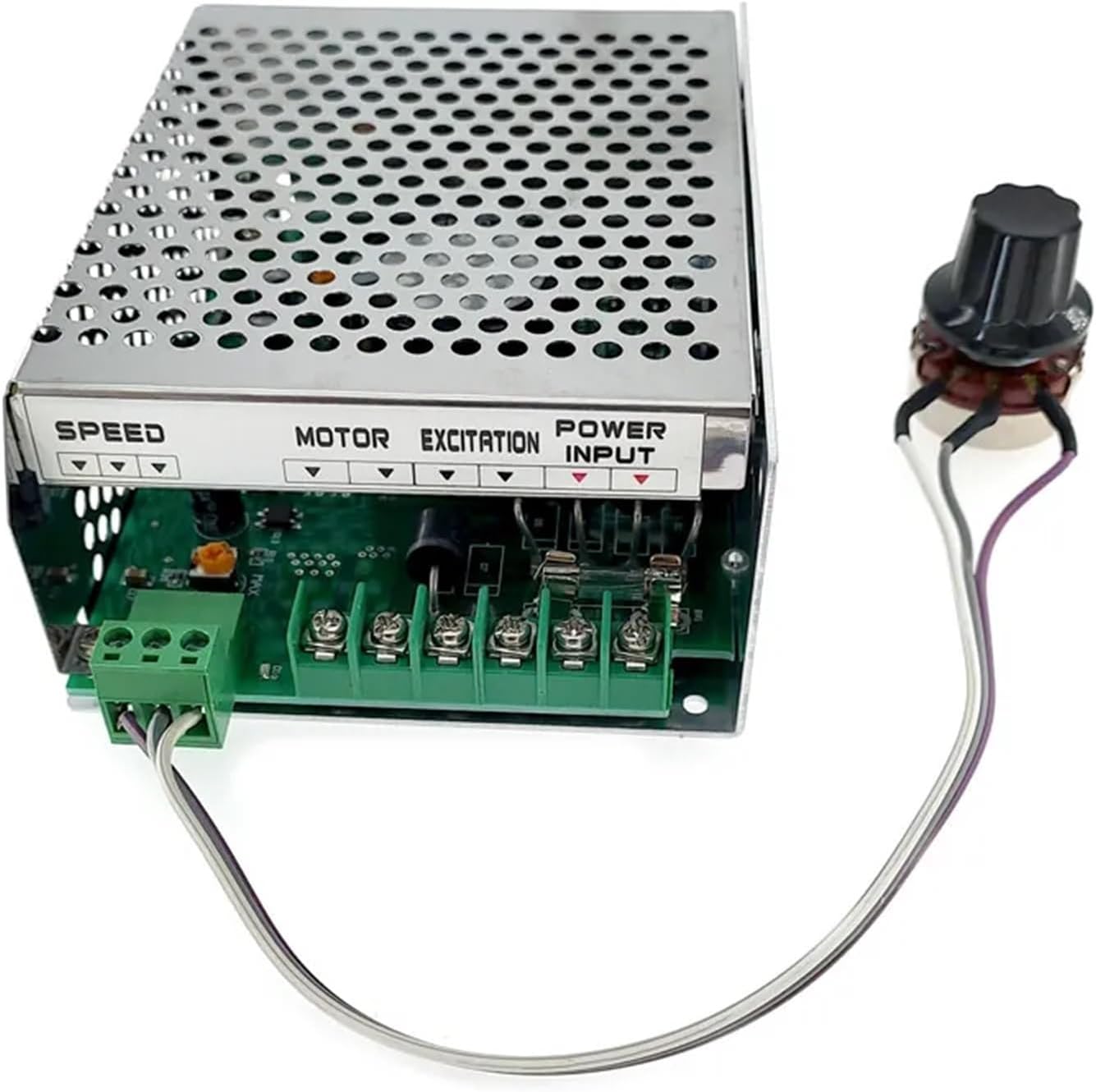 0-110VDC Speed Regulator WK611 PWM for DC Motor Control Supply speed controller Suitable for spindle motor input 110V-220VAC 6A