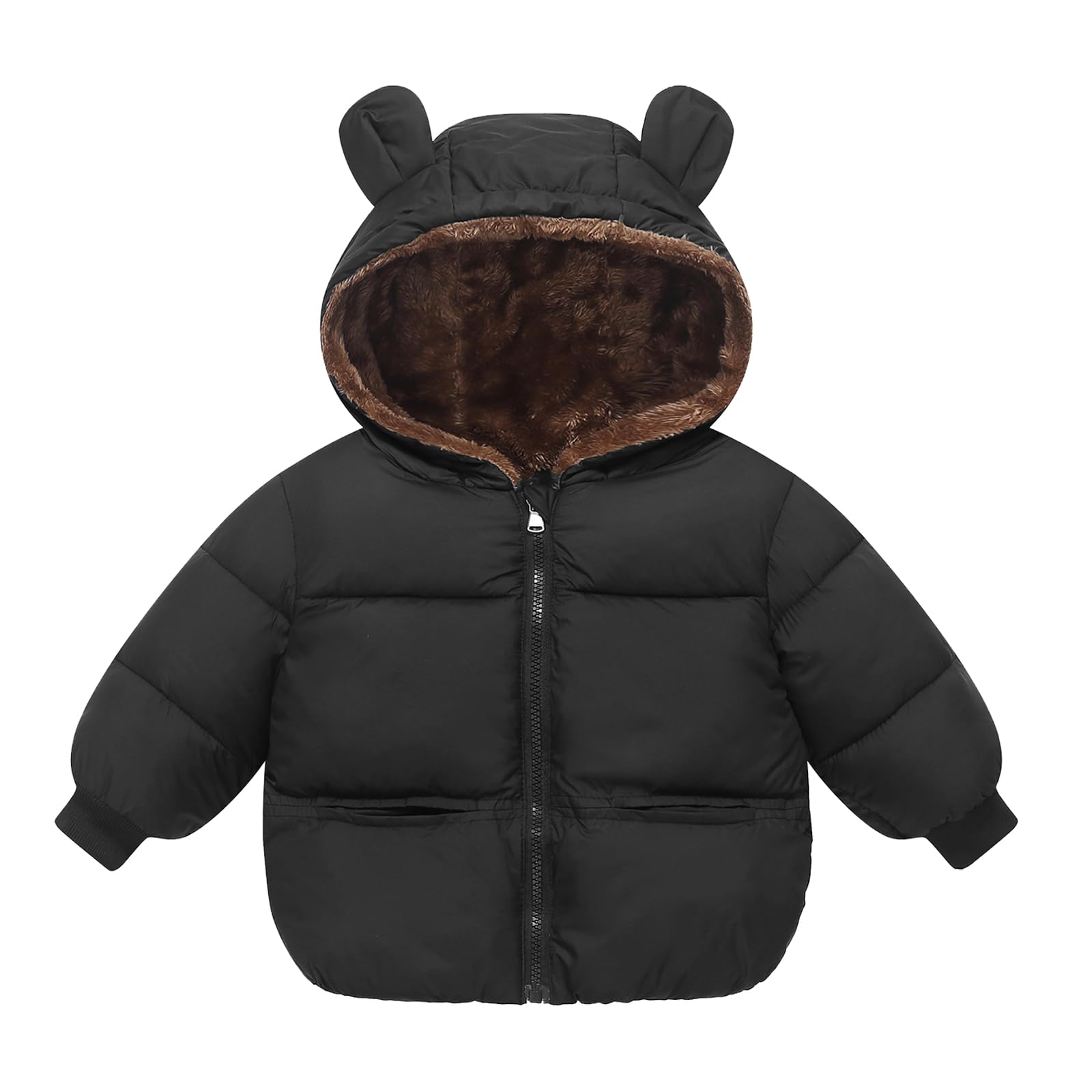 Toddler Baby Boys Girls Winter Jackets Light Infant Padded Coats