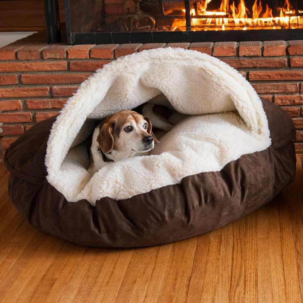 Cama grande para perros, cueva, invierno, nido cálido para mascotas, cama para perros, gatos, saco de dormir grande, suministros para mascotas, caseta para perros, nido extraíble para
