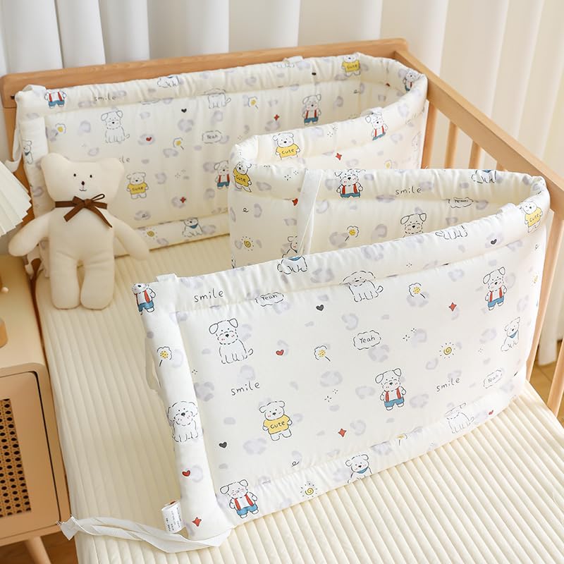 GYCS Guardilla Suave Y Resistente Ajuste Protección Integral Chichoneras Blanda Universal Diseño Portátil Dispositivo De Fijación Seguro para Decoración De Habitaciones,B02,180x28cm