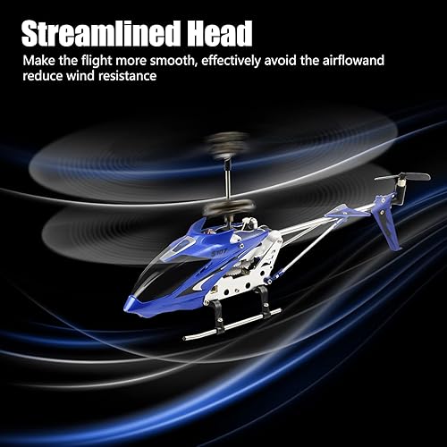 Miniatura 4 de Cheerwing S107S107G Phantom 35 canales minihelicóptero RC con giroscopio Azul