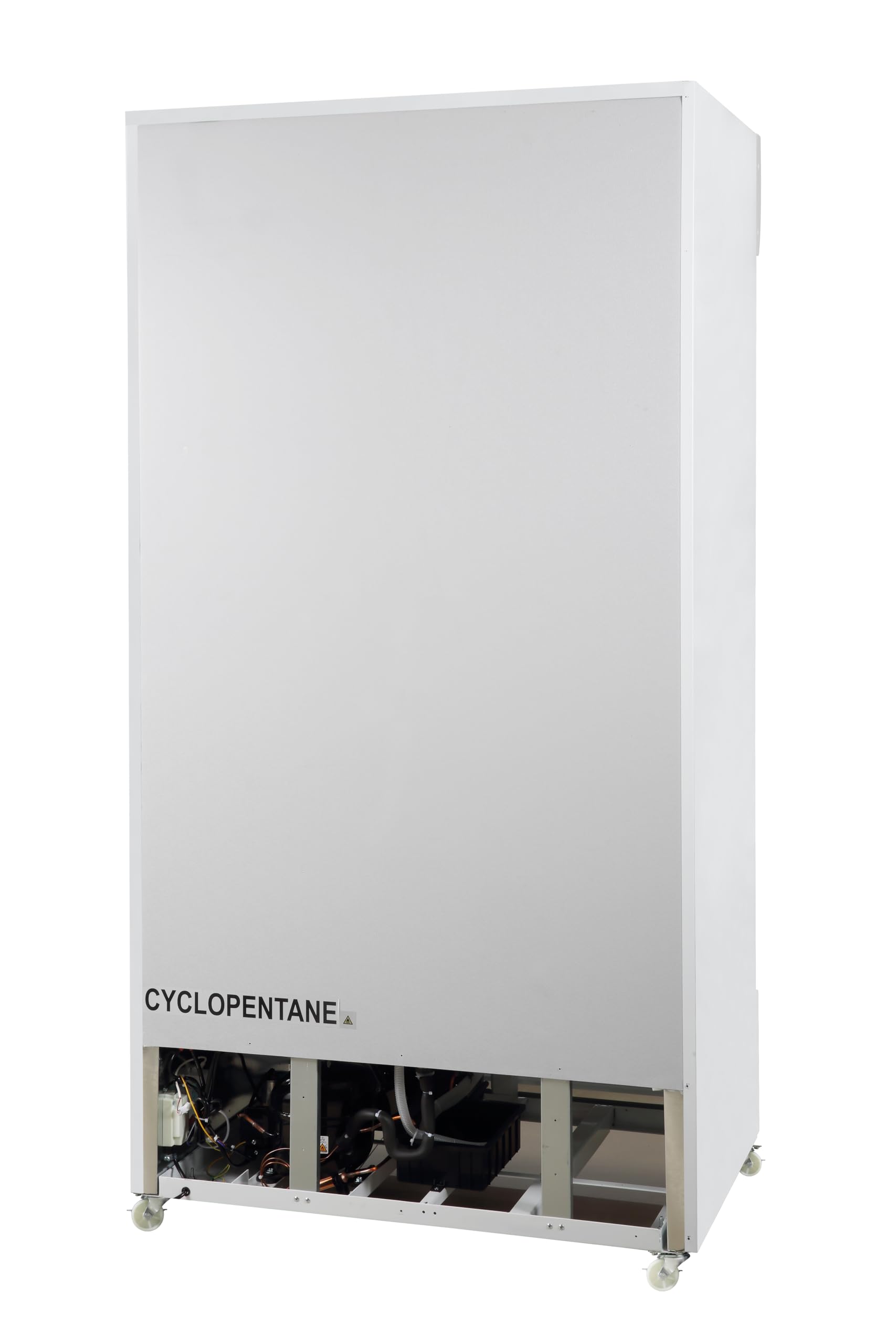 METRO Professional Vitrina frigorífica GSC3800, plástico/vidrio/zinc, 100x73x201.8 cm, 690L, enfría por ventilación, 510W, cerradura, blanco