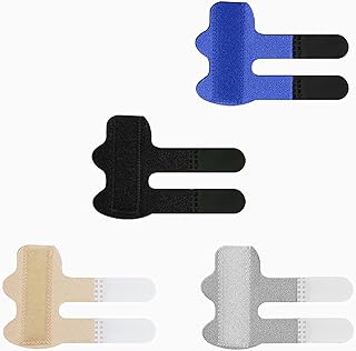 LUTER 4 Pcs Finger Splints Finger Straightener Finger Support Finger Stabilizer Brace for Broken, Strained, Sprained, Swollen Fingers, Arthritis or Tendinitis