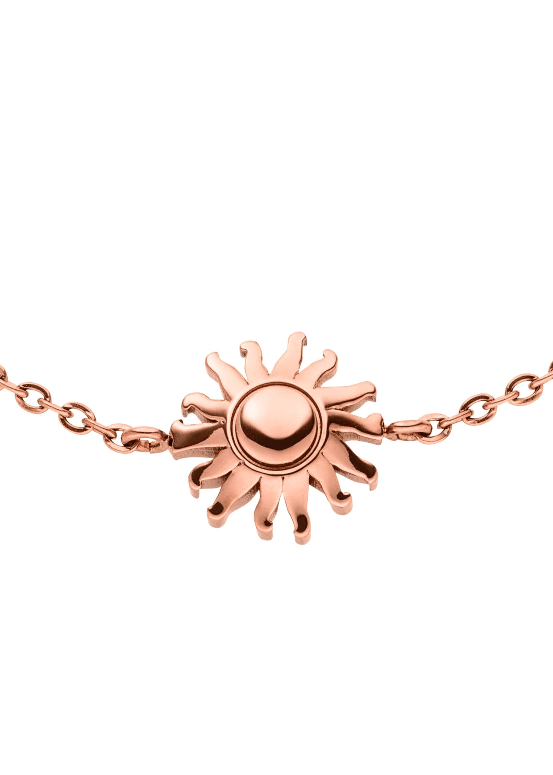 Purelei Elegantes Armband mit Sonnen-Anhänger – Edelstahl in Gold, Silber & Roségold, verstellbar - Frauenarmband - Bracelet