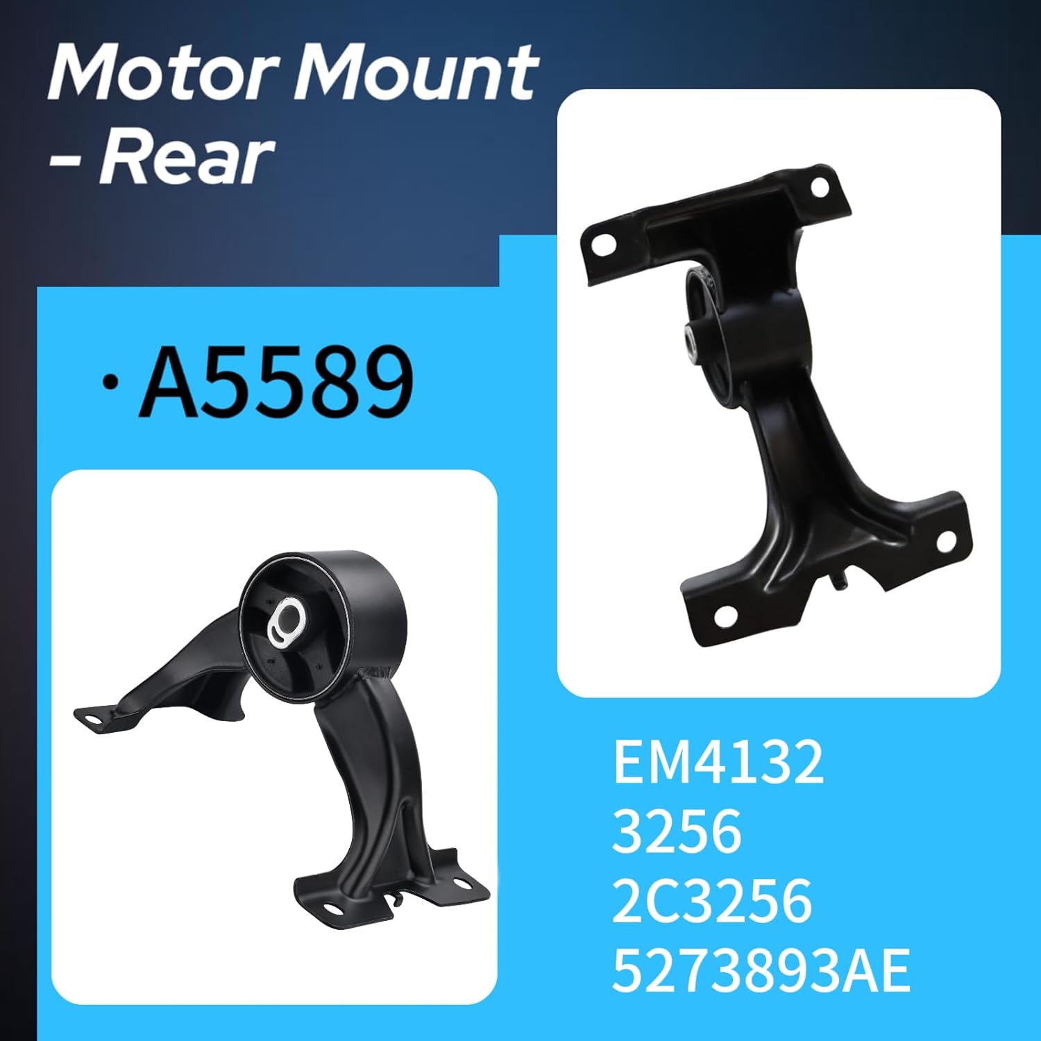 4PCS Engine Motor Mount Compatible with Chrysler Town & Country 2011-2016 Dodge Grand Caravan 3.6L 2011-2020/12-15 Ram c/v 11-14 VW Routan 3.6L Replace A5665 A5480 A5589 A5577