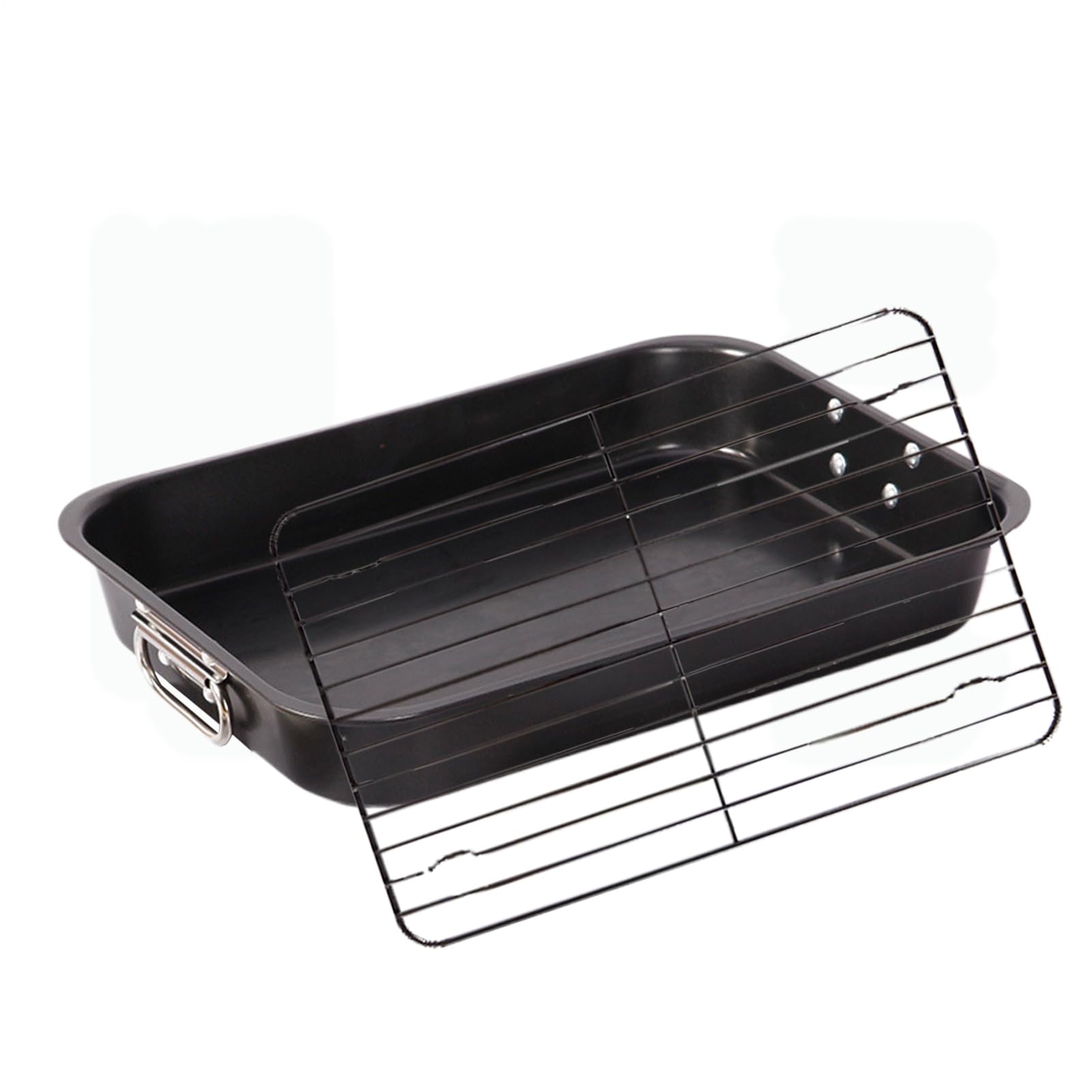 Plato de asar antiadherente grande para horno y barbacoa