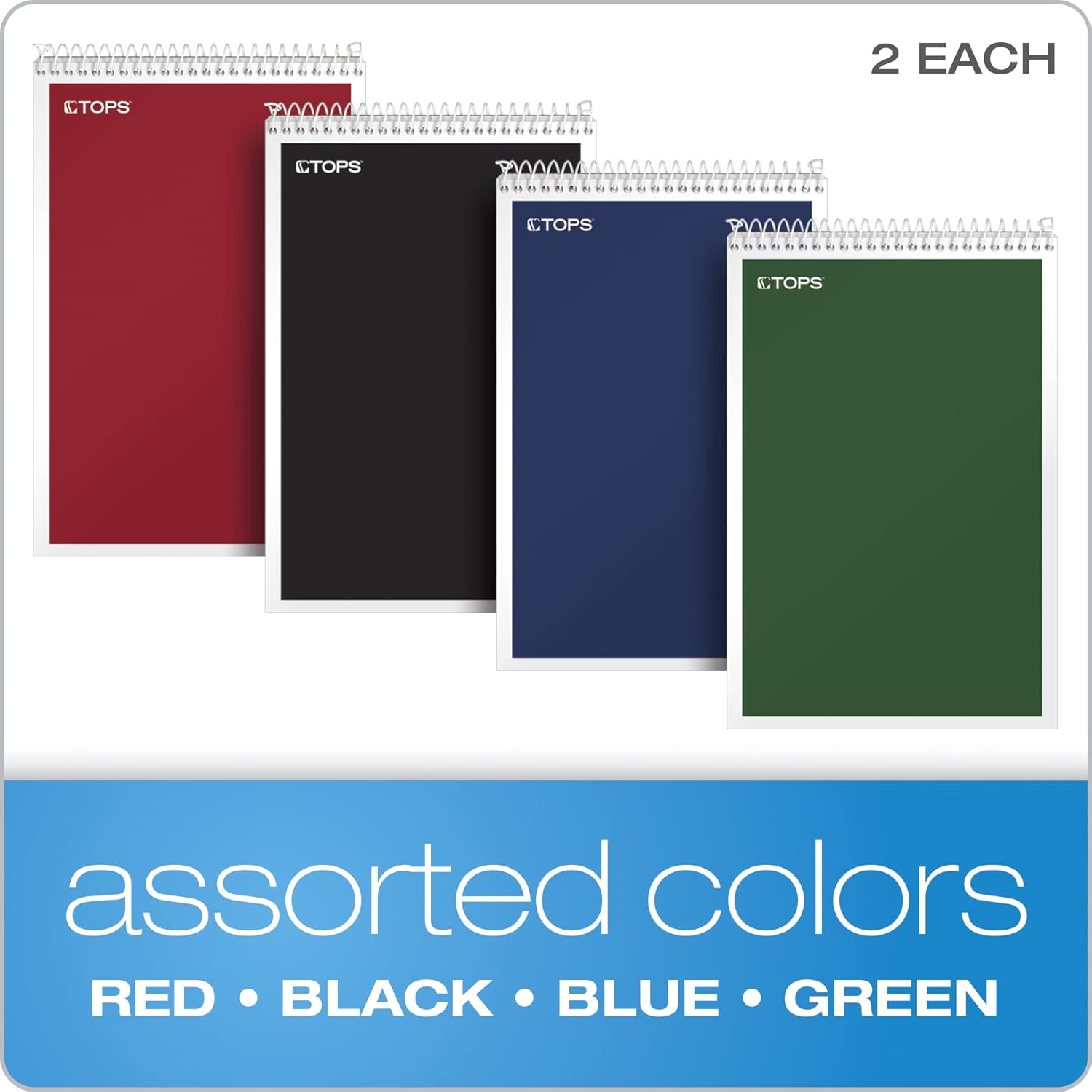 TOPS Spiral Steno Books 8 Pack, 6 x 9, Gregg Rule Nepal Ubuy