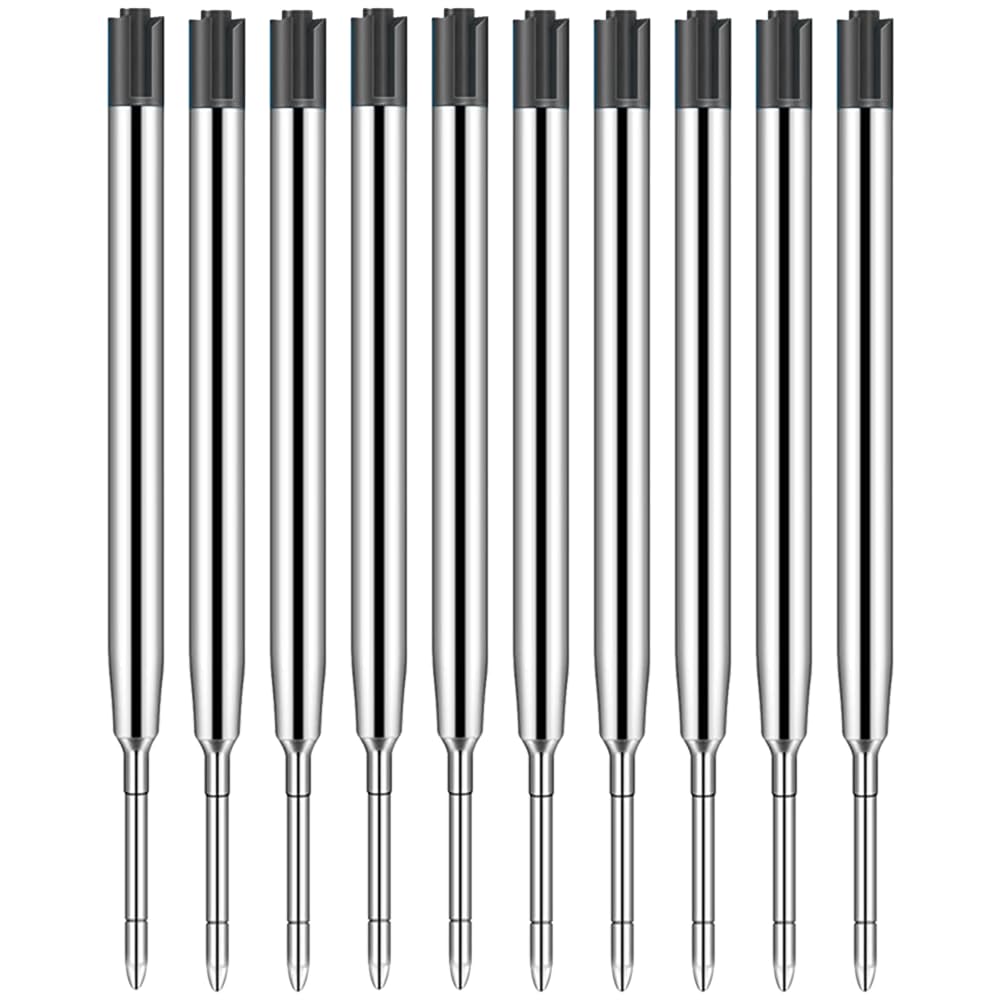Ricariche di Penna a Sfera 1 mm Nero 10 Pezzi