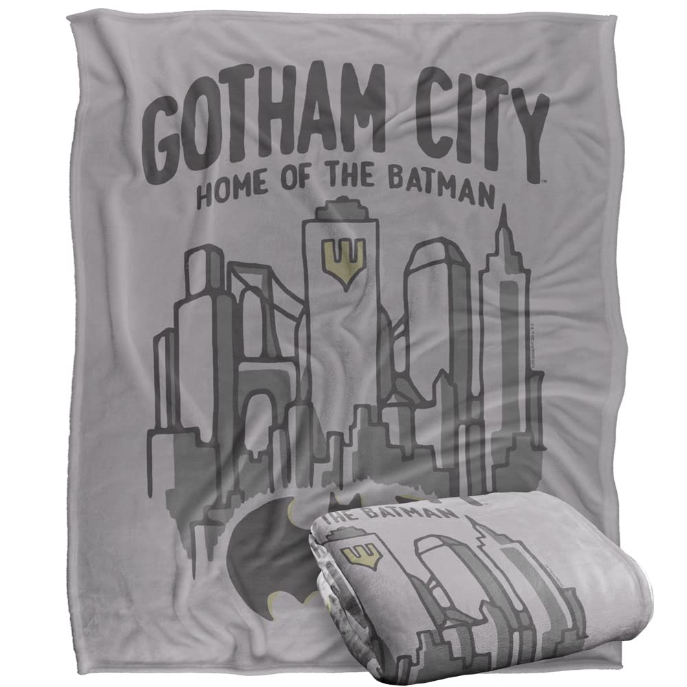 DC Comics Batman The Gotham City Blanket 152 x 127 cm