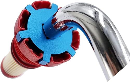 Miniatura 3 de DOCA Filtro de combustible de aleación de aluminio Instalar herramienta de extracción Llave para Mercury VeradoOptimax 91-896661Mercruiser (azul)