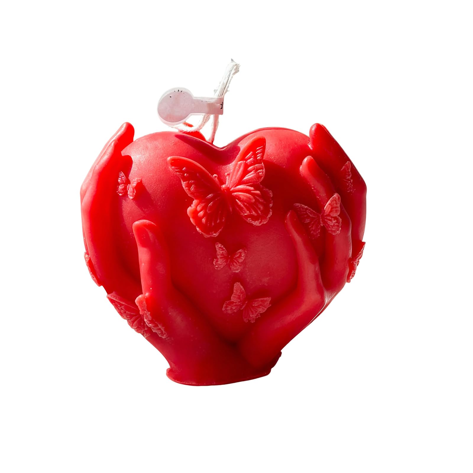 hogtnd Hold a Heart Shaped Scented Candle Soy Wax Decorative Home Decorations Fashion Aromatherapy Candle Ornament Heart Scented