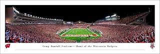 Wisconsin Badgers Football, End Zone - Panoramic Wall Decor and Posters by Blakeway Panoramas