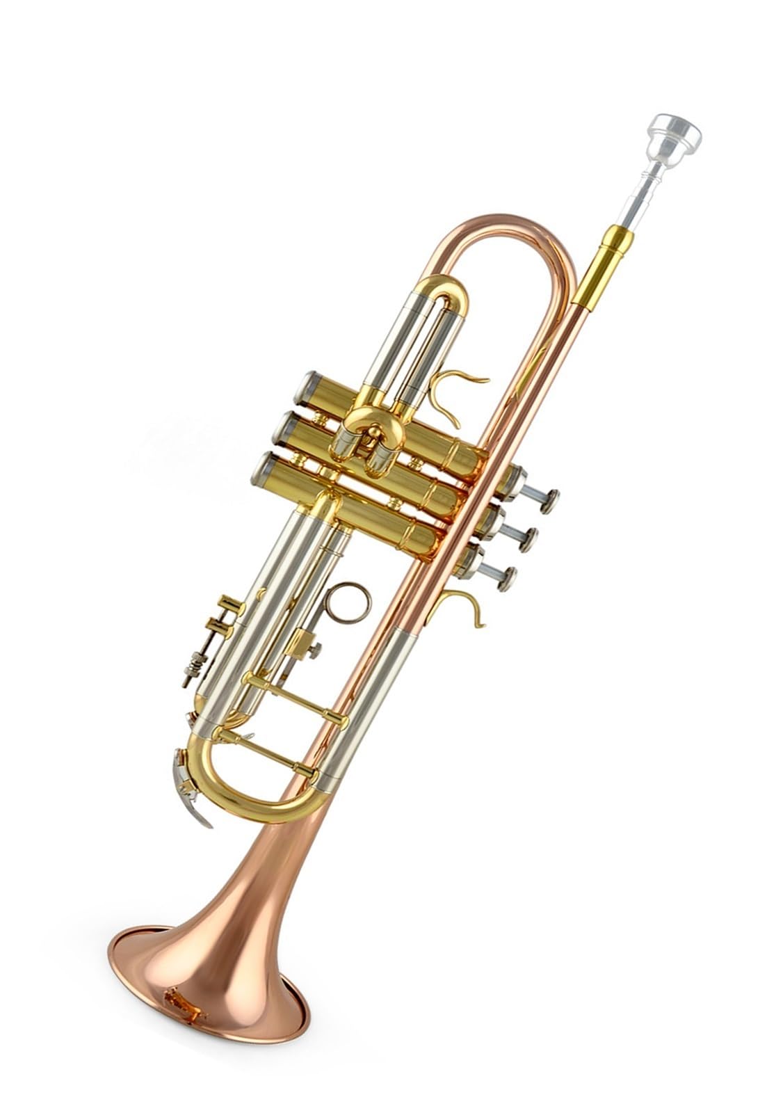 trąbka instrument Lakierowany złoty instrument trąbkowy orkiestrowy dla dorosłych początkujących i na poziomie profesjonalnym