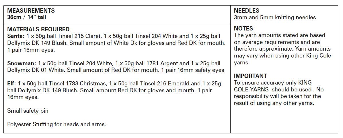 King Cole Tinsel Chunky 1860 Latte 50g