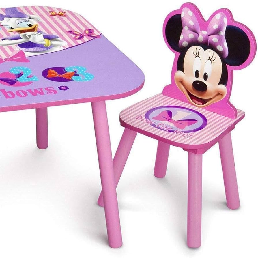 Disney Minnie Mouse Table & Chairs : Amazon.in: Baby Products