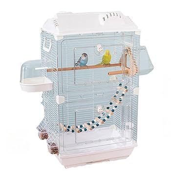 Amazon | Quxxuol 鳥かご オウムケージ 風景 アクリル 鳥かご