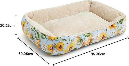 Miniatura 7 de Vera Bradley Cama de felpa para mascotas para mujer, Sueño de tortuga