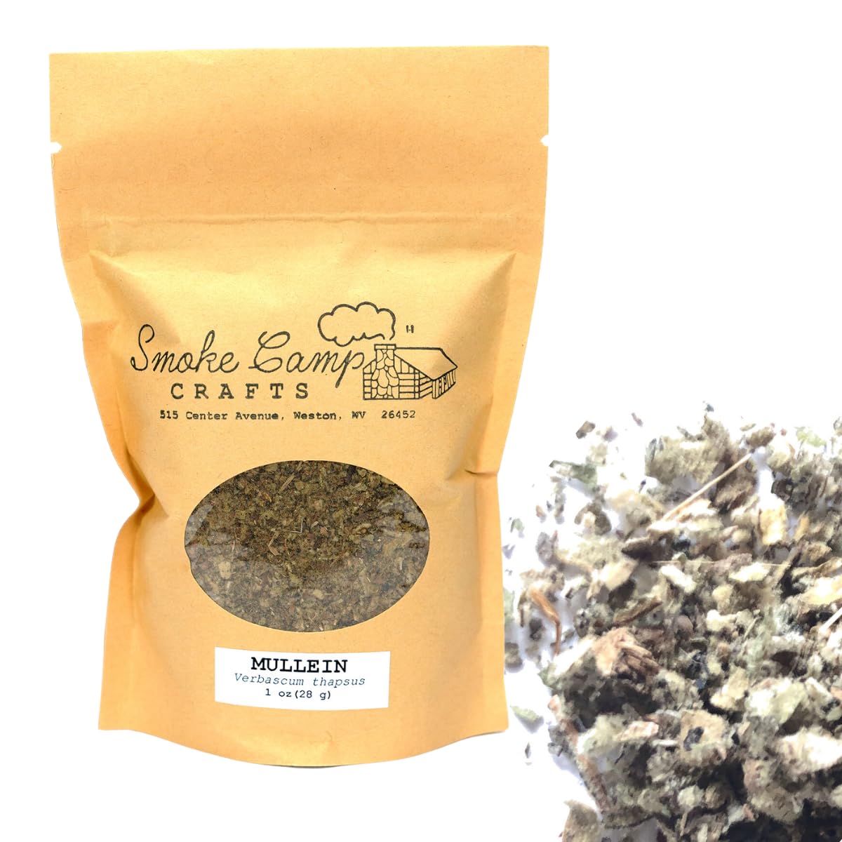 Amazon.com : Smoke Camp Crafts Dried Mullein Leaves, Verbascum thapsus, 1  oz Dried Herb for Tea - Organic