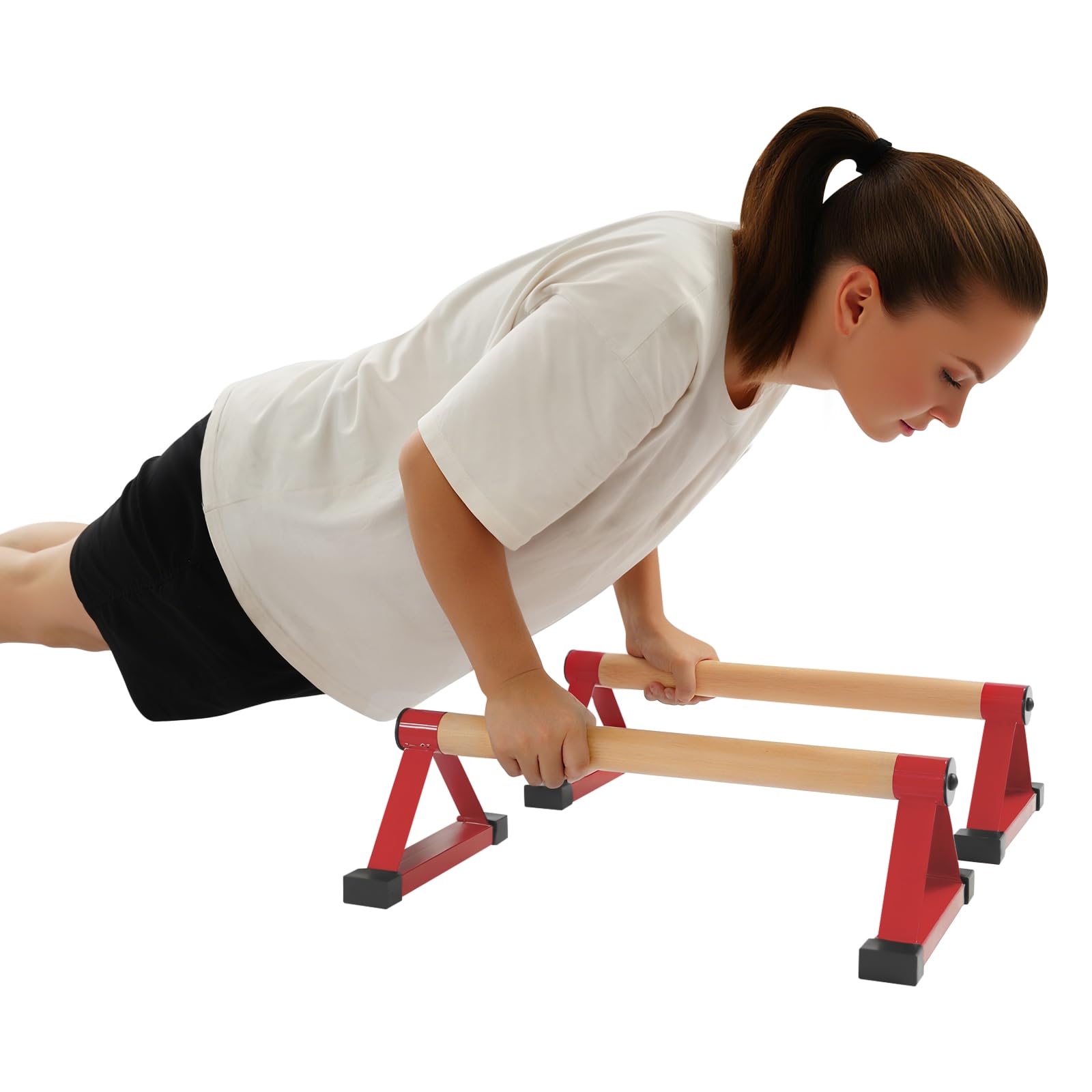 Maniglie triangolari per flessioni di calisthenics Equipment, 400 kg, capacità di carico Dip Station Calisthenics, maniglie push up per allenamento di forza e calistenica
