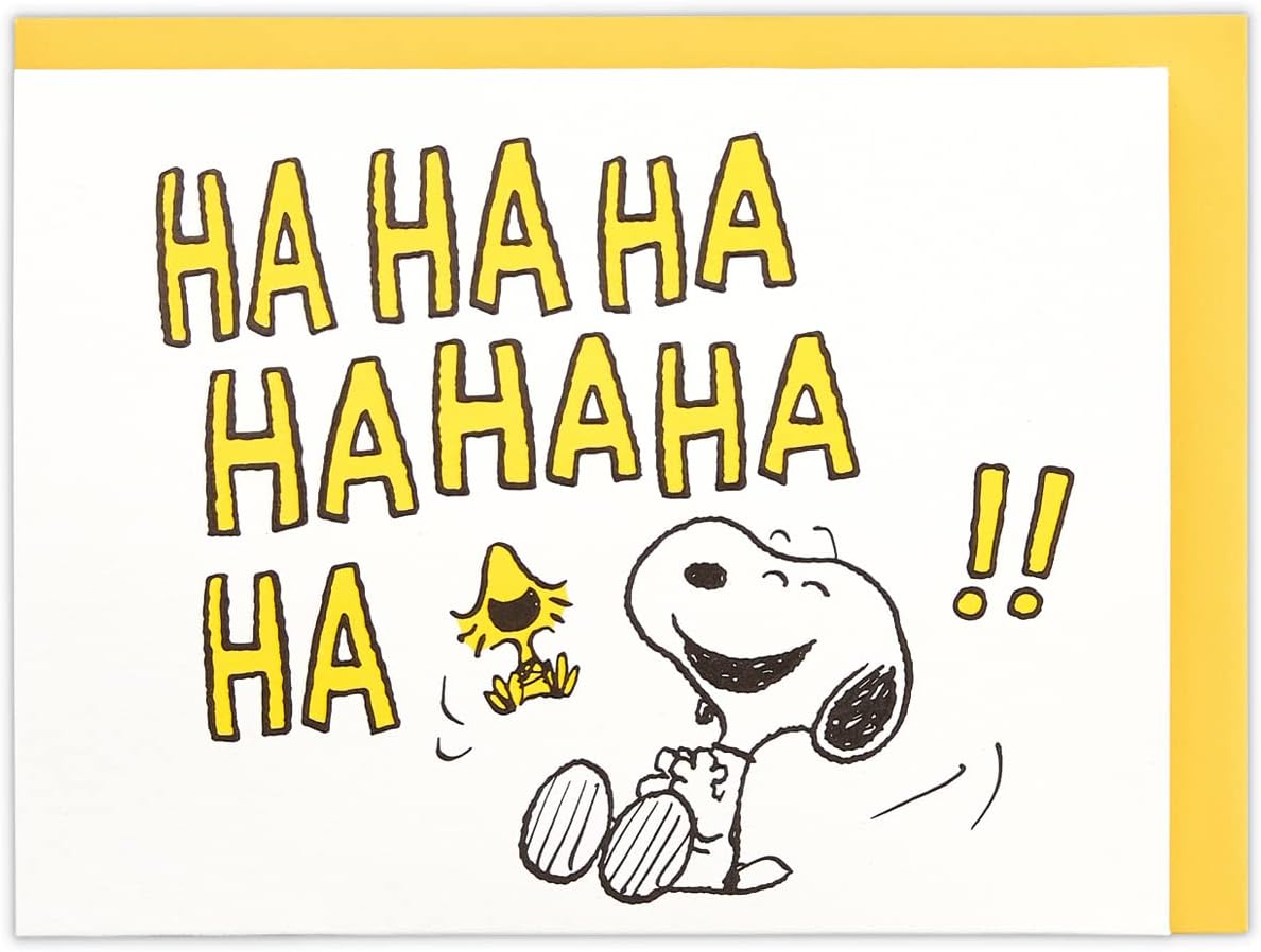 Japan Hallmark HAHAHA 811570 Snoopy Card, Greeting Card, Birthday Celebration, Pop Up