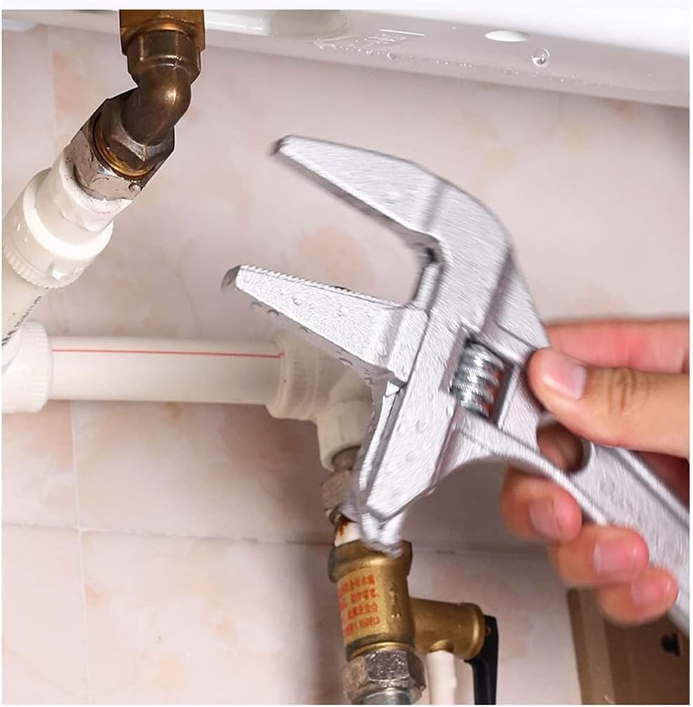 Llave Ajustable, Juego de Llaves universales Llave Ajustable Llave Inglesa multifunción Llave de Extremo Grande Herramientas manuales for Tornillo de tubería de Agua (Color : B) (Color : D)