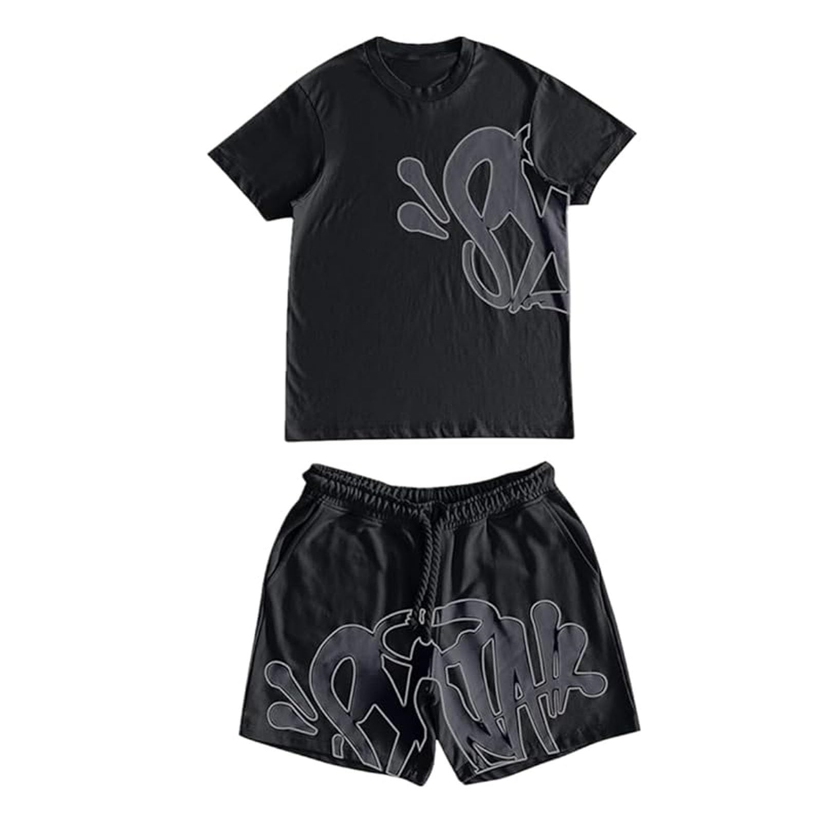 Bixpak Syna World Mens Summer Jogging Suit T Shirt Shorts 