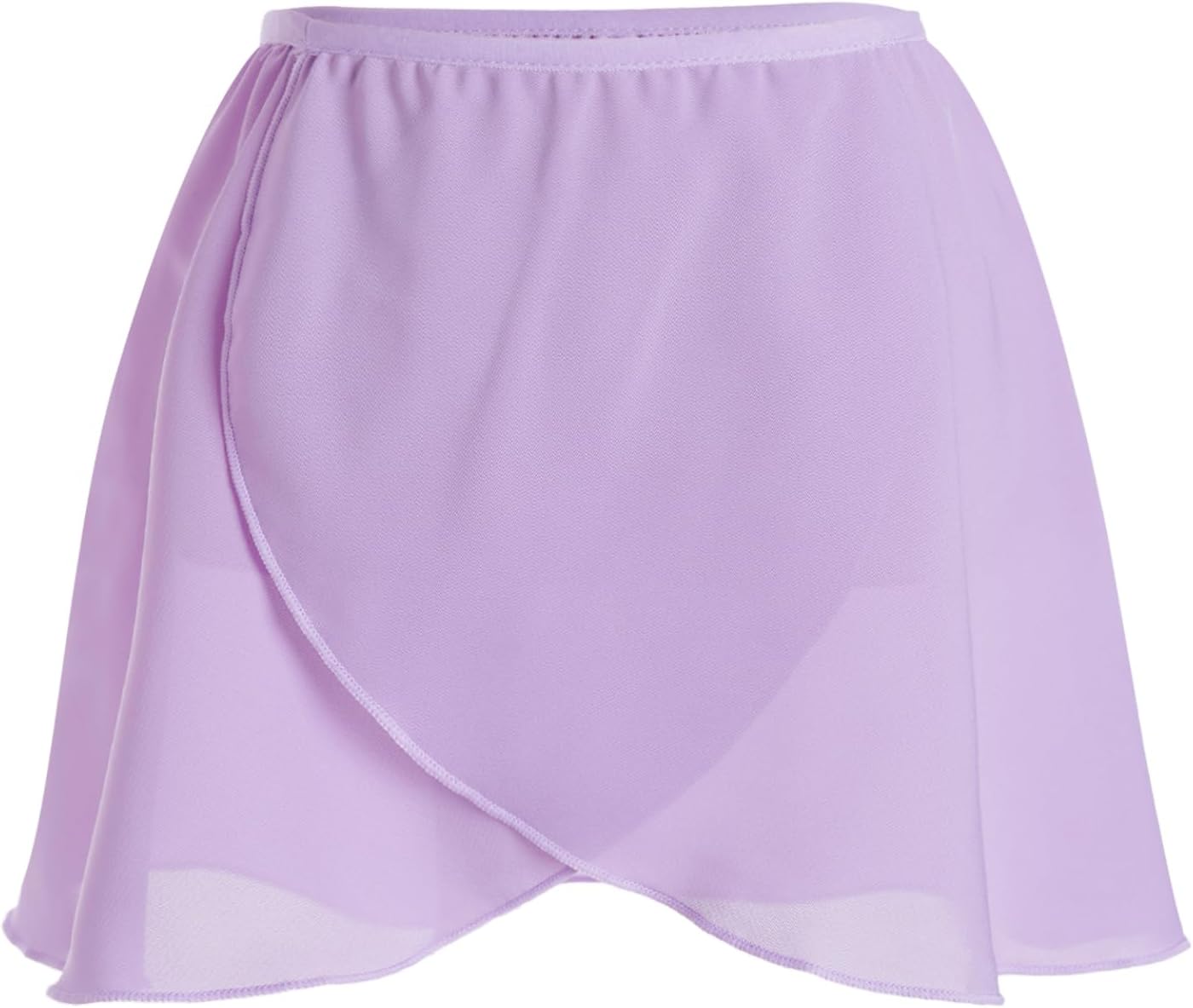 Girls Ballet Chiffon Tutu Skirt Basic Pull On Wrap Skirts Dance Costume