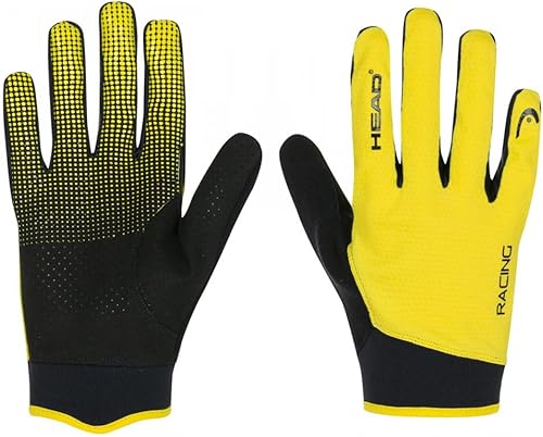 HEAD - Guantes Largos 9600 - Negro/neón Amarillo, XL