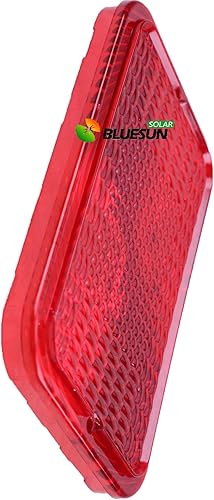 Miniatura 4 de BLUESUNSOLAR 1 lente de luz de advertencia roja LVU18747 de repuesto para John Deere 1023E 1025R 1026R 1600 TURBO SERIES II 2025R 2032R 2038R 3025E
