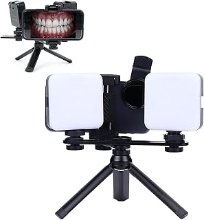 TsoLay Dental Handpiece Fill Light, 2500MAH Dental Photography Aid with Removable Bracket, 6000k Color Temperature and Lighting Brightness Adjustment, 120° Lighting Angle for Hospital