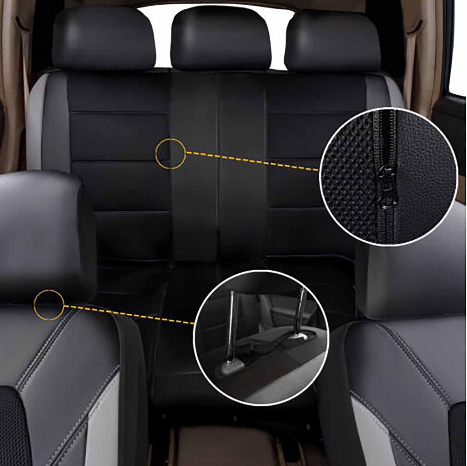 Fundas Asientos Coche para Citroen C4 I 2004 2005 2006 2007 2008 2009 2010 2011, 9 Piezas Delanteros y Traseros Juegos de Cubreasientos Protección, Funda Asiento Coche, Accesorios Coche