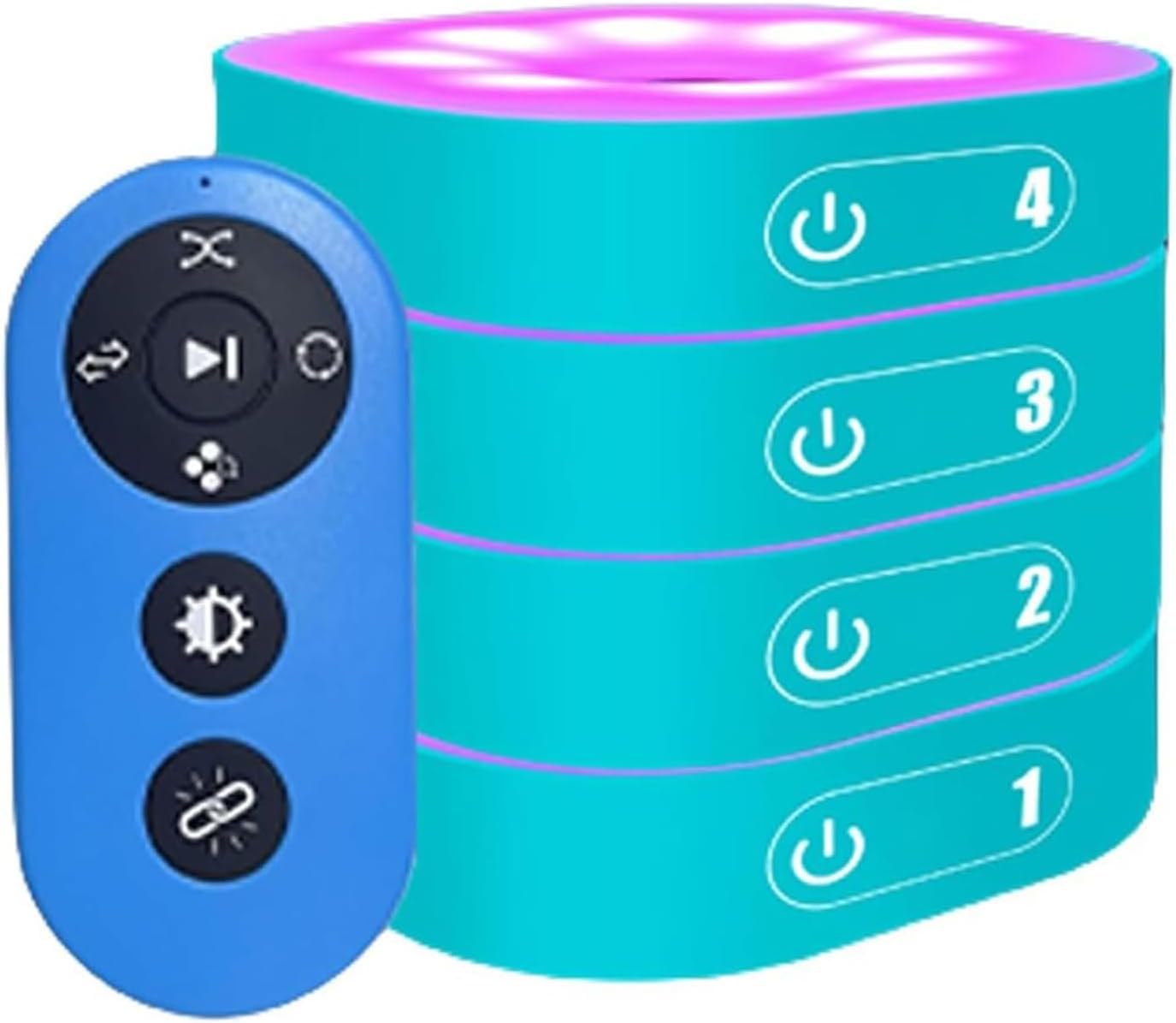 Éclairage de réaction pour l'entraînement agile vitesse télécommande 4 modes - 8