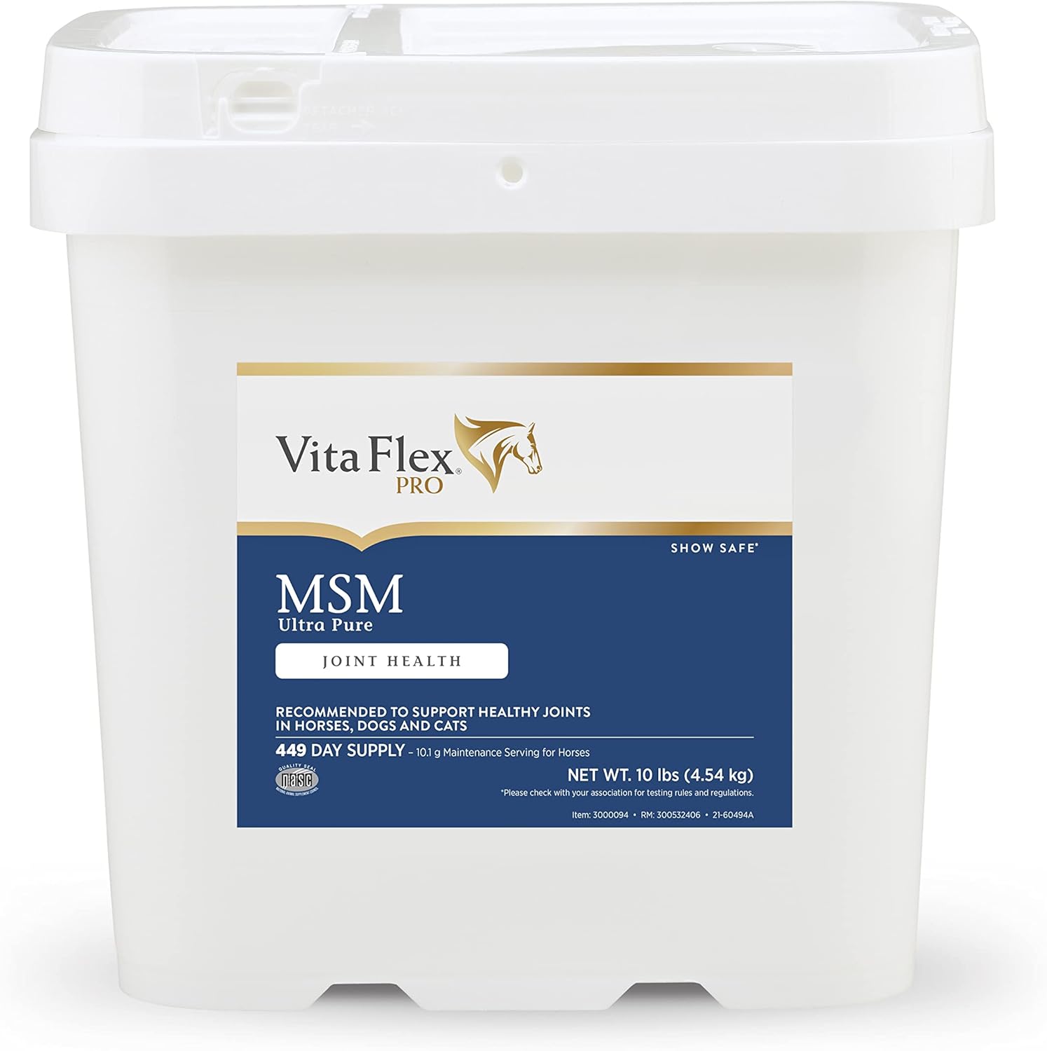 Vita Flex Pro Horse MSM Quality Joint Supplement, 10 Pounds