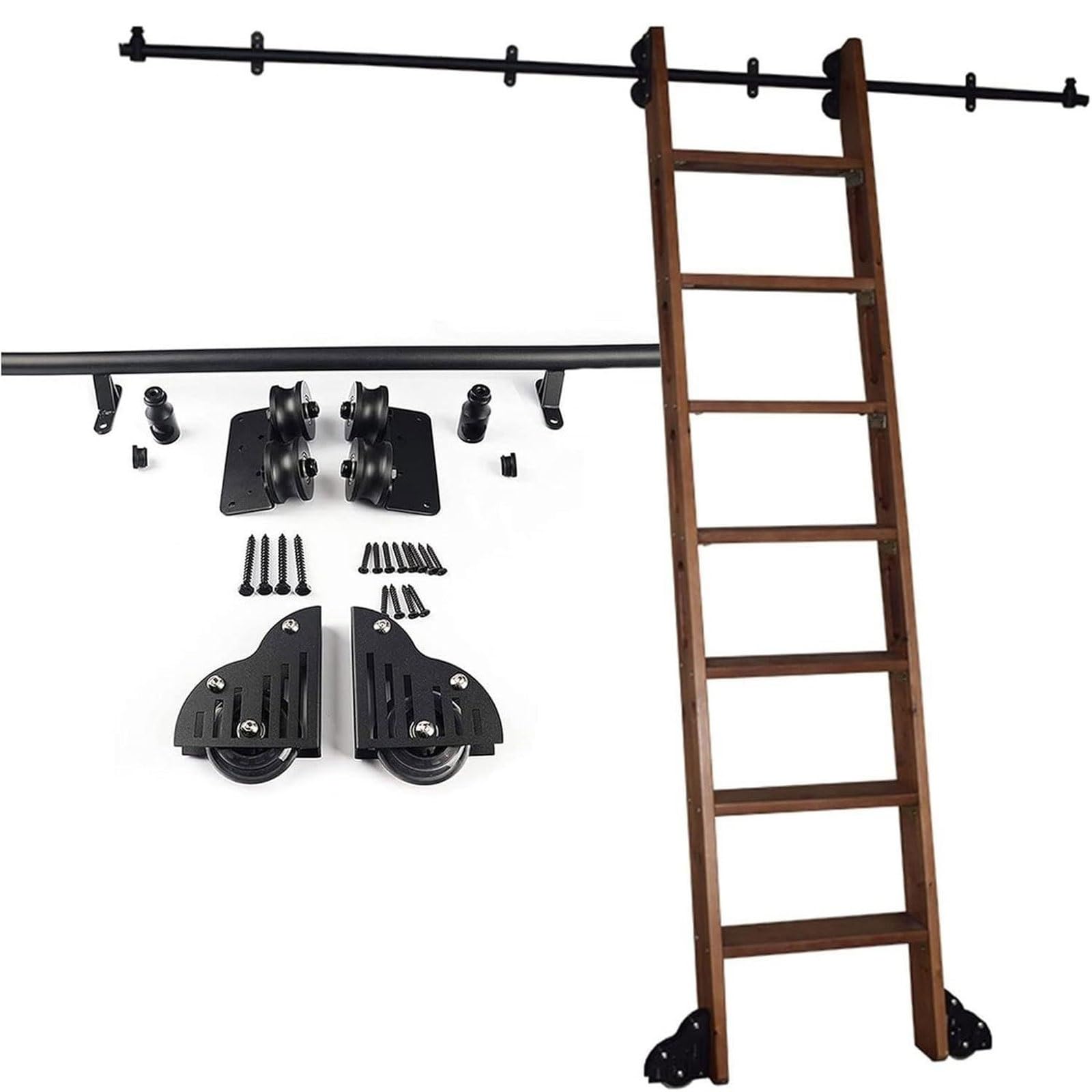 Kit de rails pour échelle coulissante de 4m idéal pour grand salon