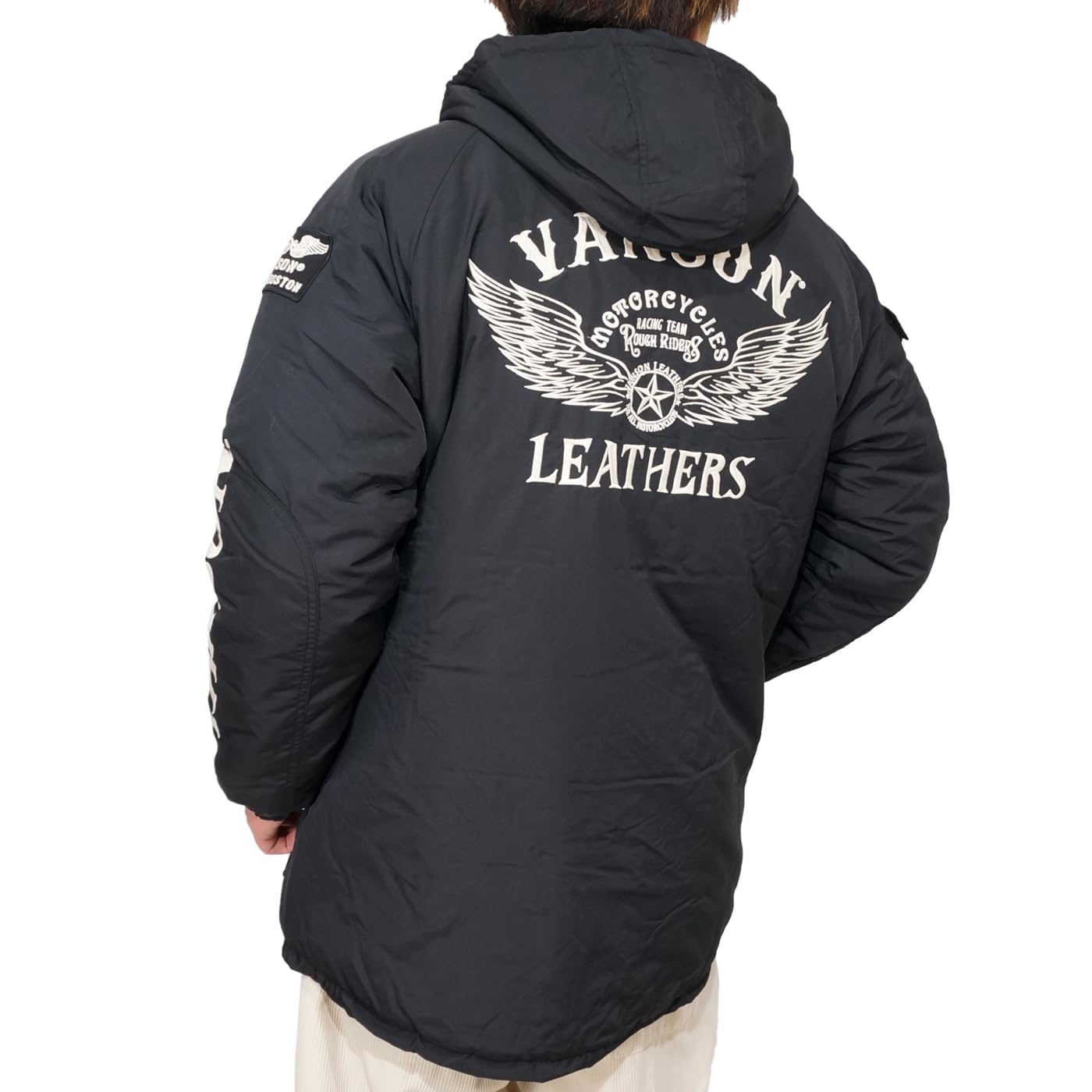 Amazon | [バンソン] ロゴ刺繍 3Mシンサレート モンスタージャケット