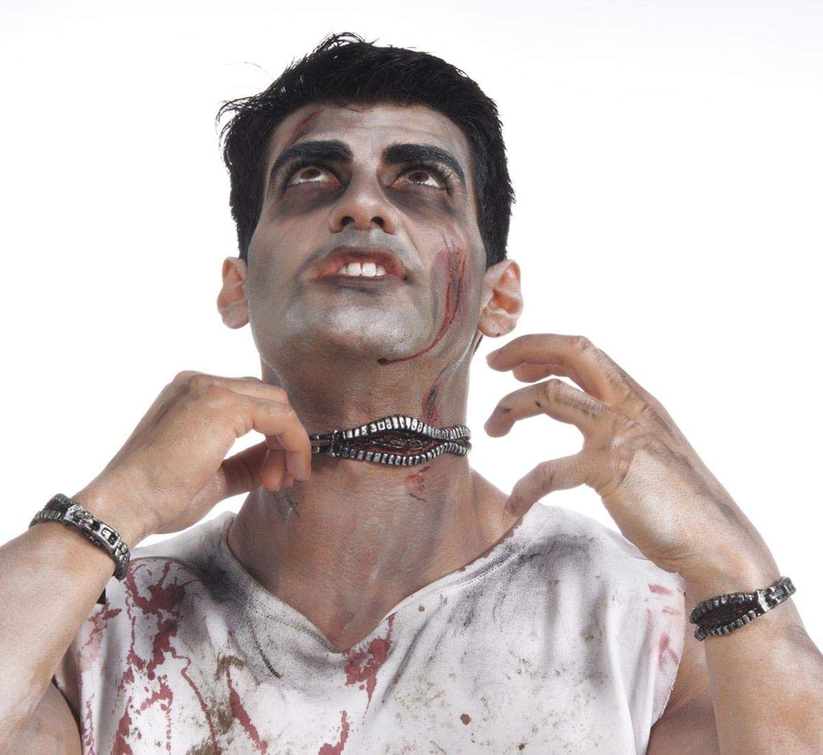 Rubies Costume Co Mens Zombie Shop Zipper Kit