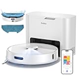 R10 Robot Vacuum, 3-in-1 Vacuum Robot with Suction Station and Mop, LiDAR Navigation, Powerful 4000Pa Suction Power, 4L Dust Bag, 90 Days Hands-Free Cleaning, Ideal for Pet Hair Cleaning
