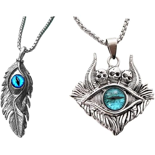 Evil Eye Combo Necklace Set for Men